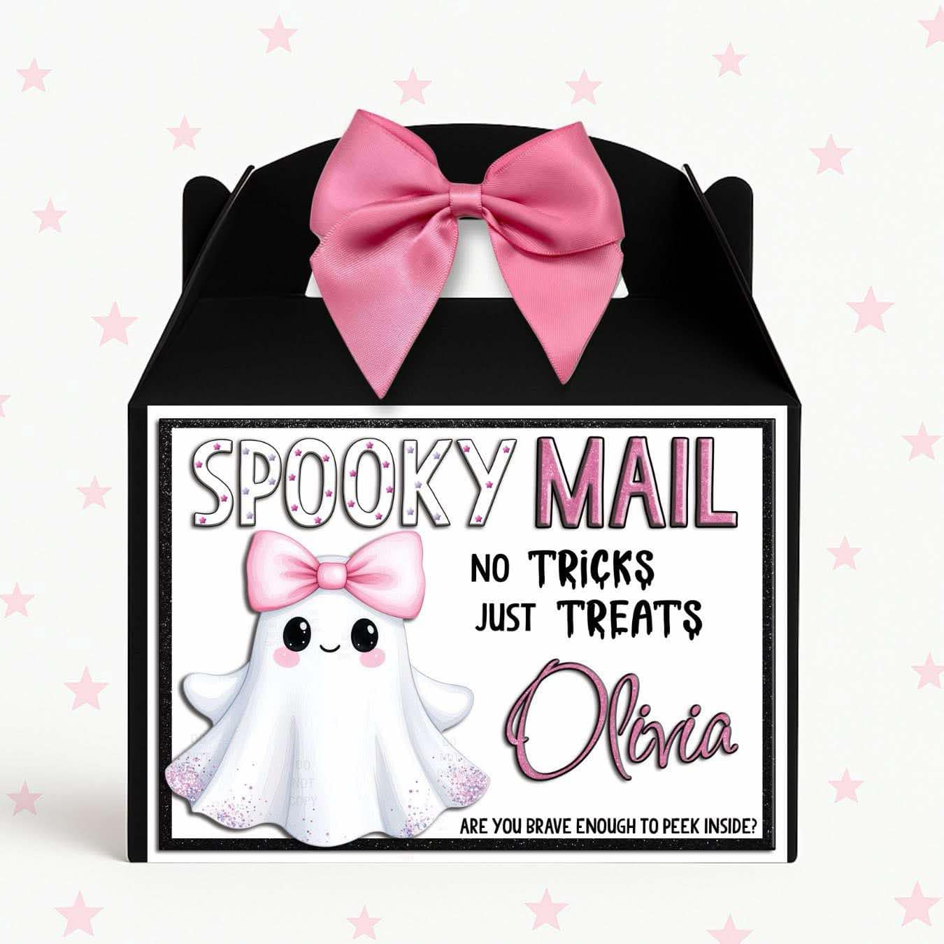 Personalised Spooky Mail Halloween Trick Or Treat Box