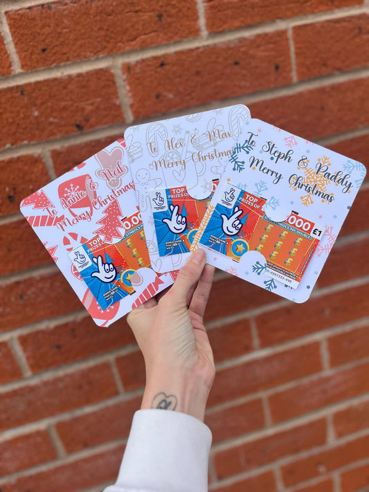 Personalised Gift Card Holder