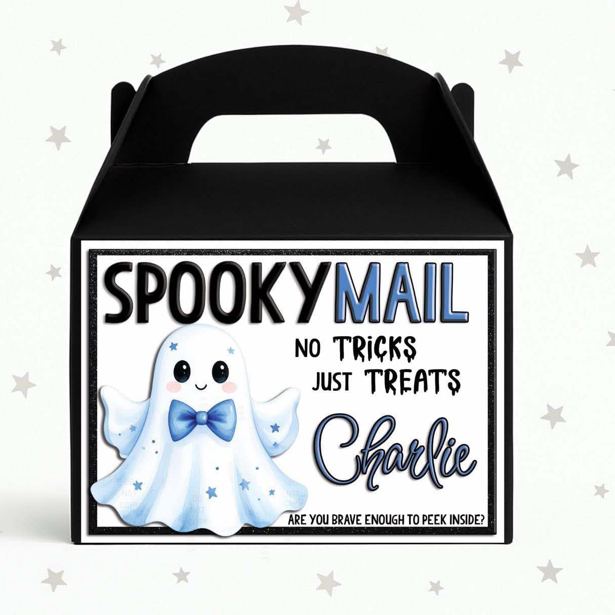 Personalised Spooky Mail Halloween Trick Or Treat Box