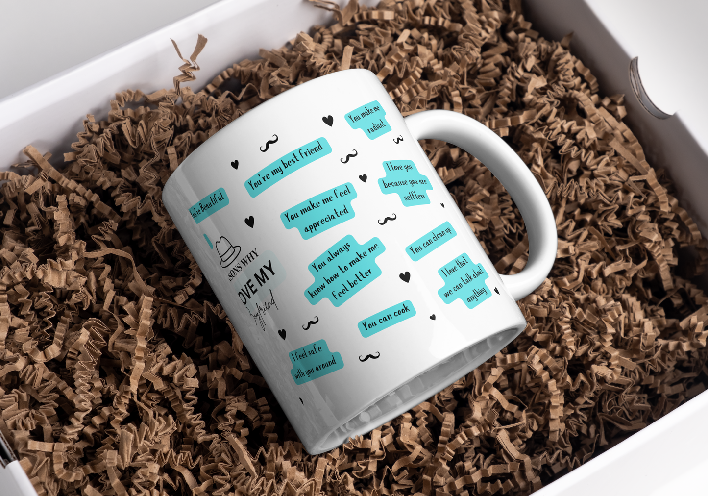 The Reasons Why I Love My Boyfriend Mug