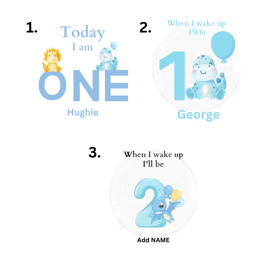 Personalised Dinosaur Birthday Pyjamas