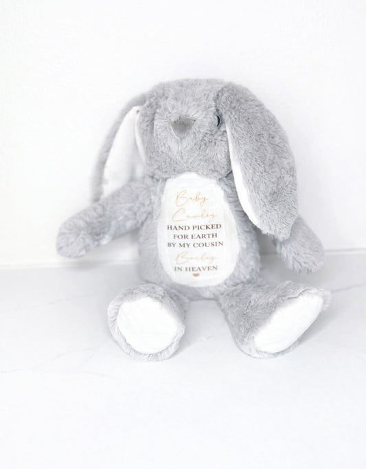 Personalised Handpicked For Earth By Heaven Bunny Rabbit Teddy