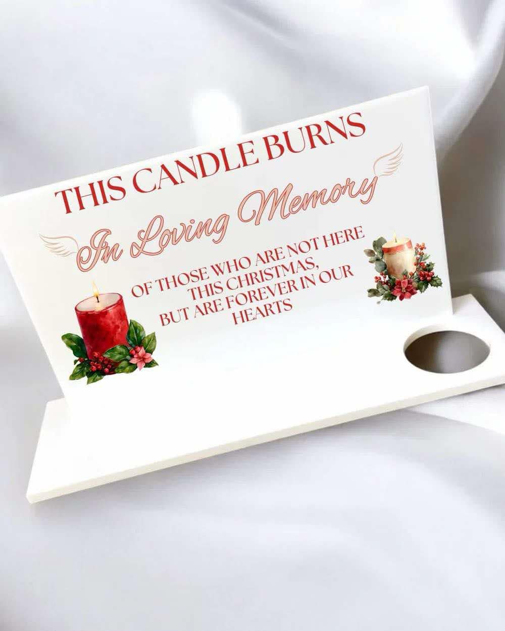 Personalised In Loving Memory Tea Light Holder