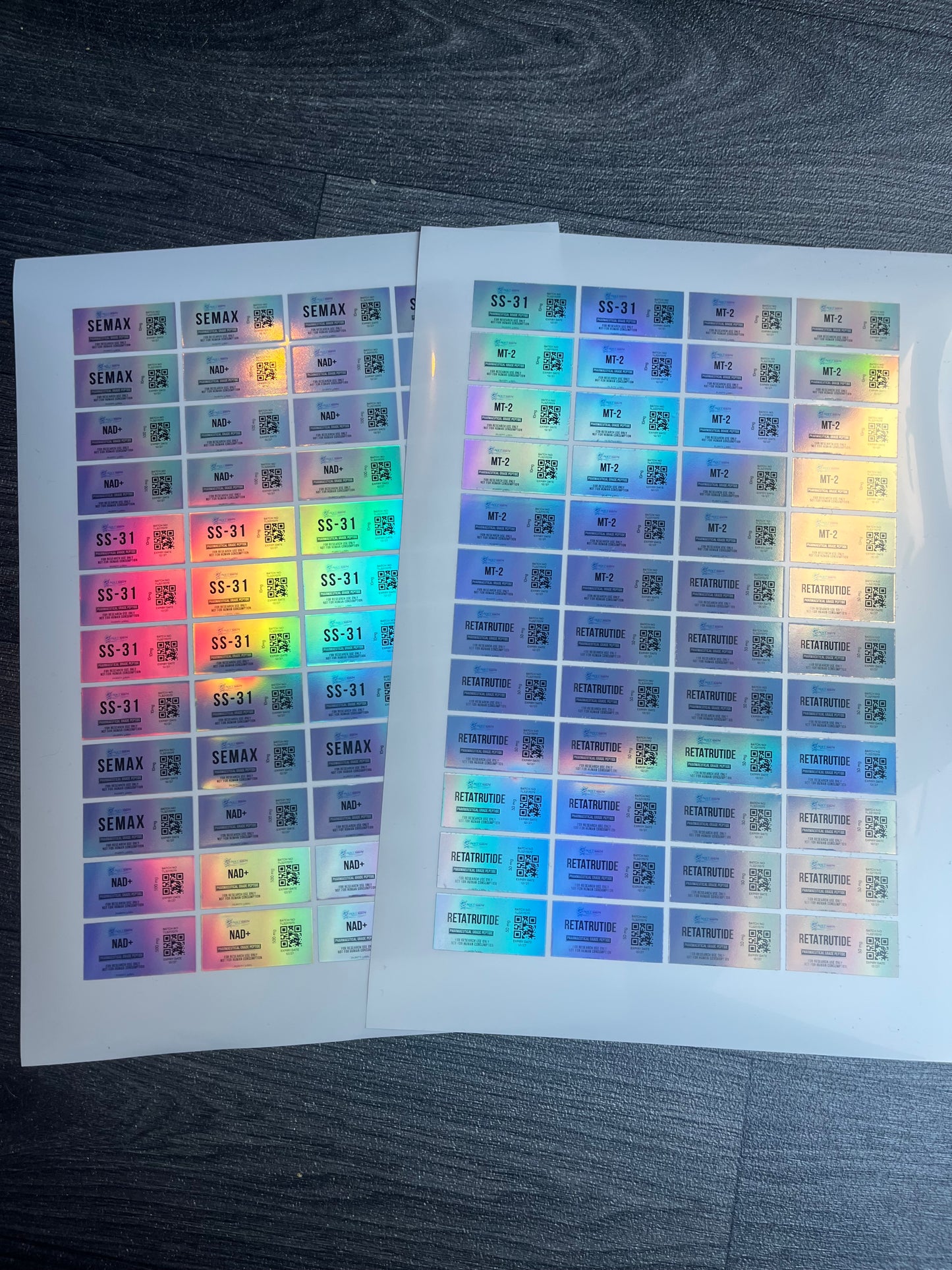 Holographic sticker
