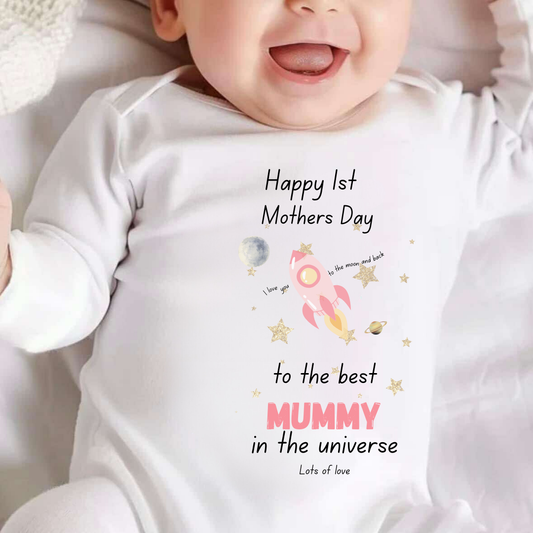 Personalised Mum Is Our Super Hero Sleepsuit & Tshirt