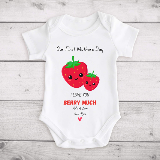 I Love You Berry Much Mothers Day Vest