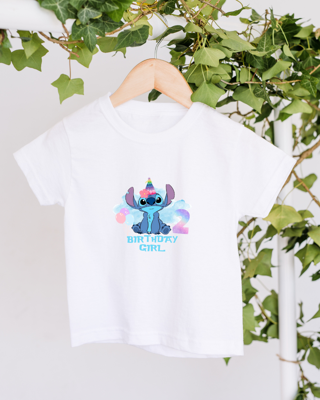 Personalised Stitch Birthday T-shirt