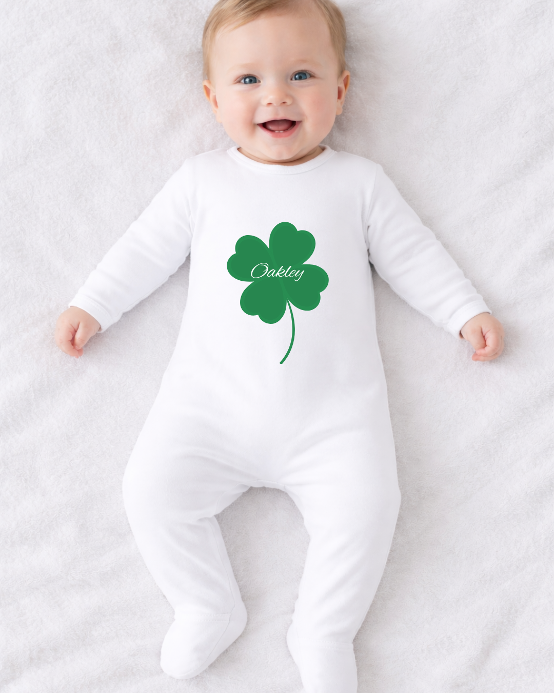 Personalised St Patrick’s Day T-shirt & Sleepsuit