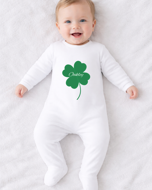 Personalised St Patrick’s Day T-shirt & Sleepsuit