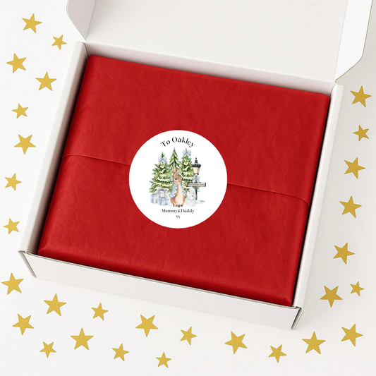 Personalised Peter Rabbit Christmas Gift Labels/