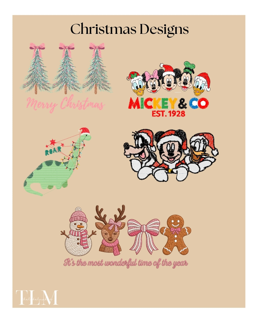 Children's Embroidered Christmas Pyjamas | Red Stripe