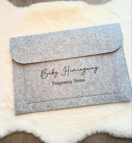 Personalised Maternity Pregnancy Notes Folder