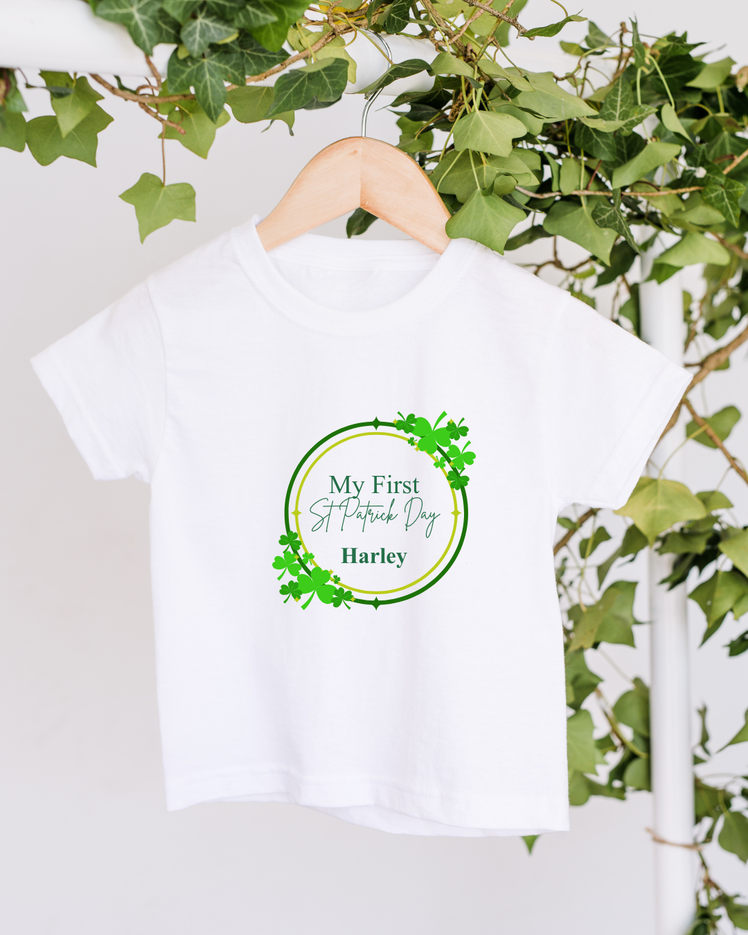 Personalised My First St Patrick’s Day T-shirt & Sleepsuit