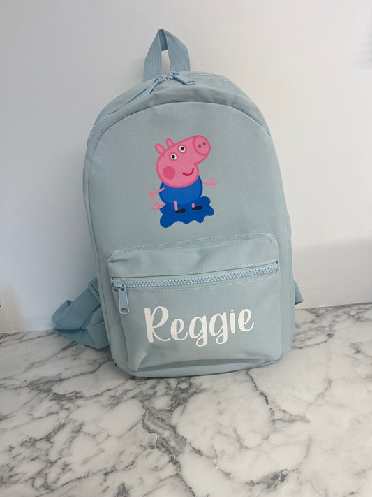 Personalised George Pig Children’s Backpack