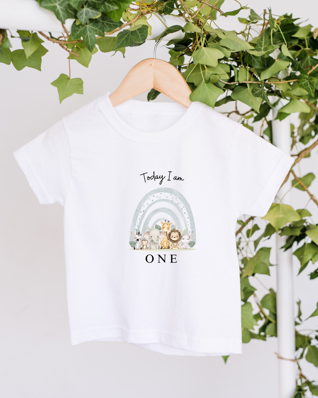 Personalised Safari Birthday T-shirt