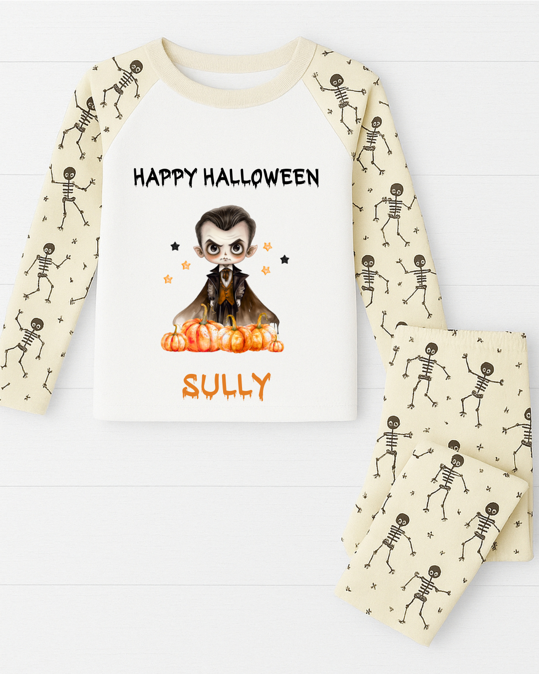 Personalised Spooky Monster Pyjamas