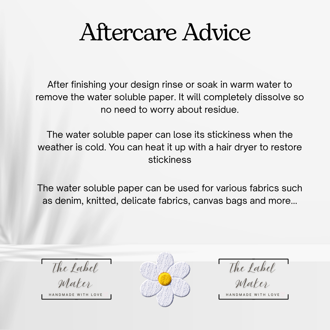 Beginner Hand Embroidery Starter Pack-Name Label Only