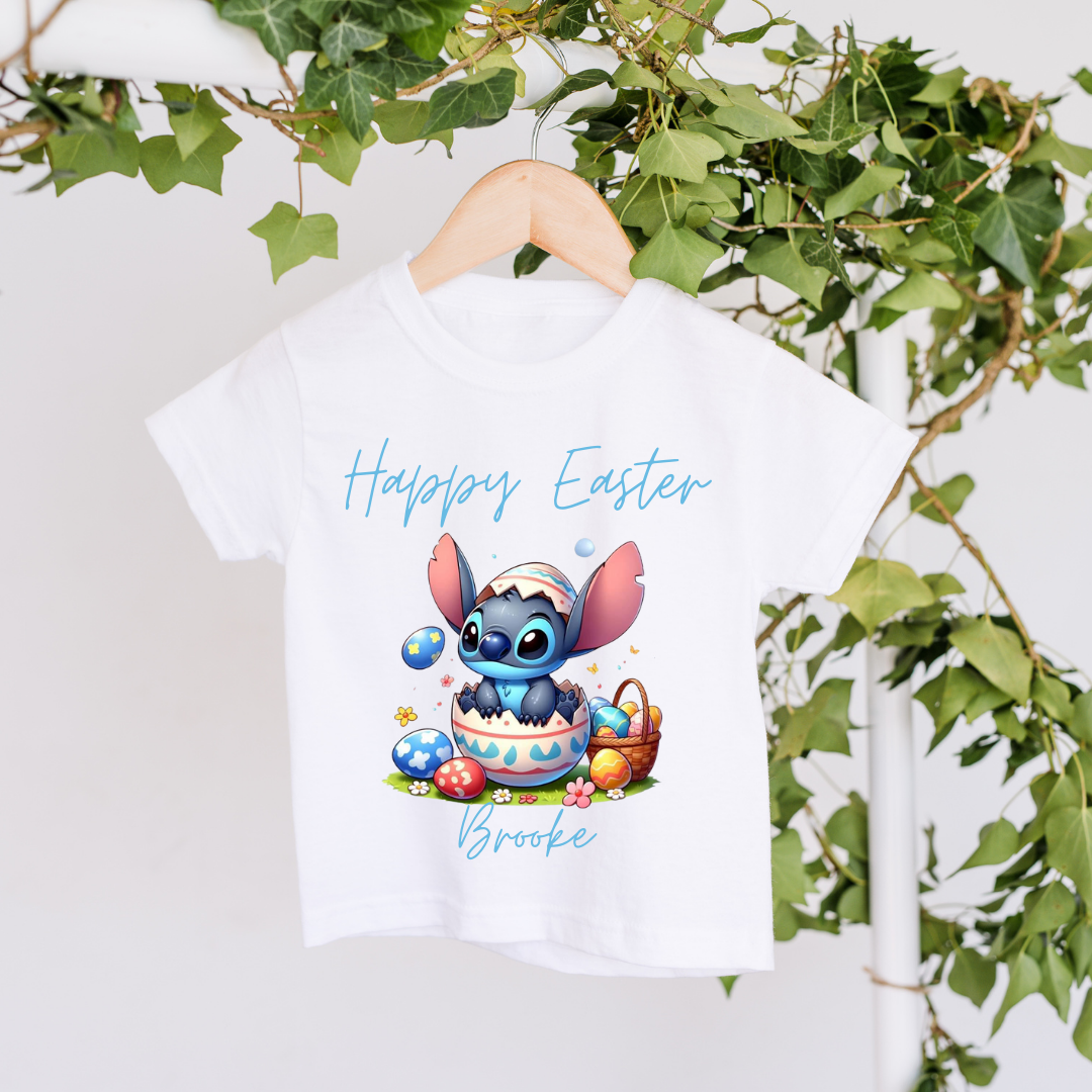 Personalised Easter Stitch Tshirt