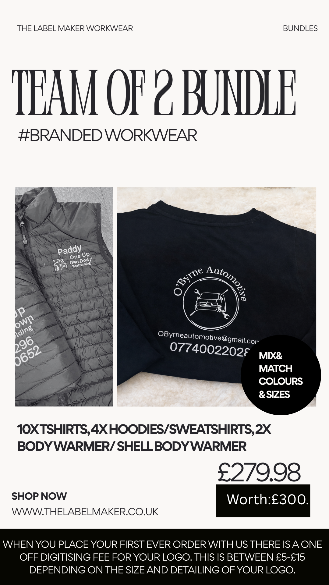Branded Workwear Bundles For Small Businesses