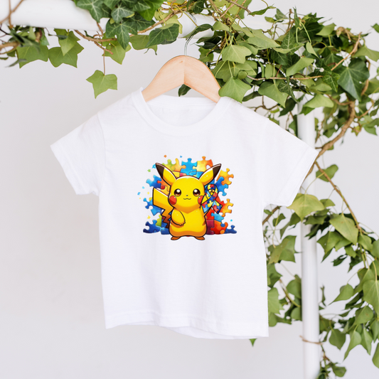 Personalised Pokémon Autism Awareness T-shirt