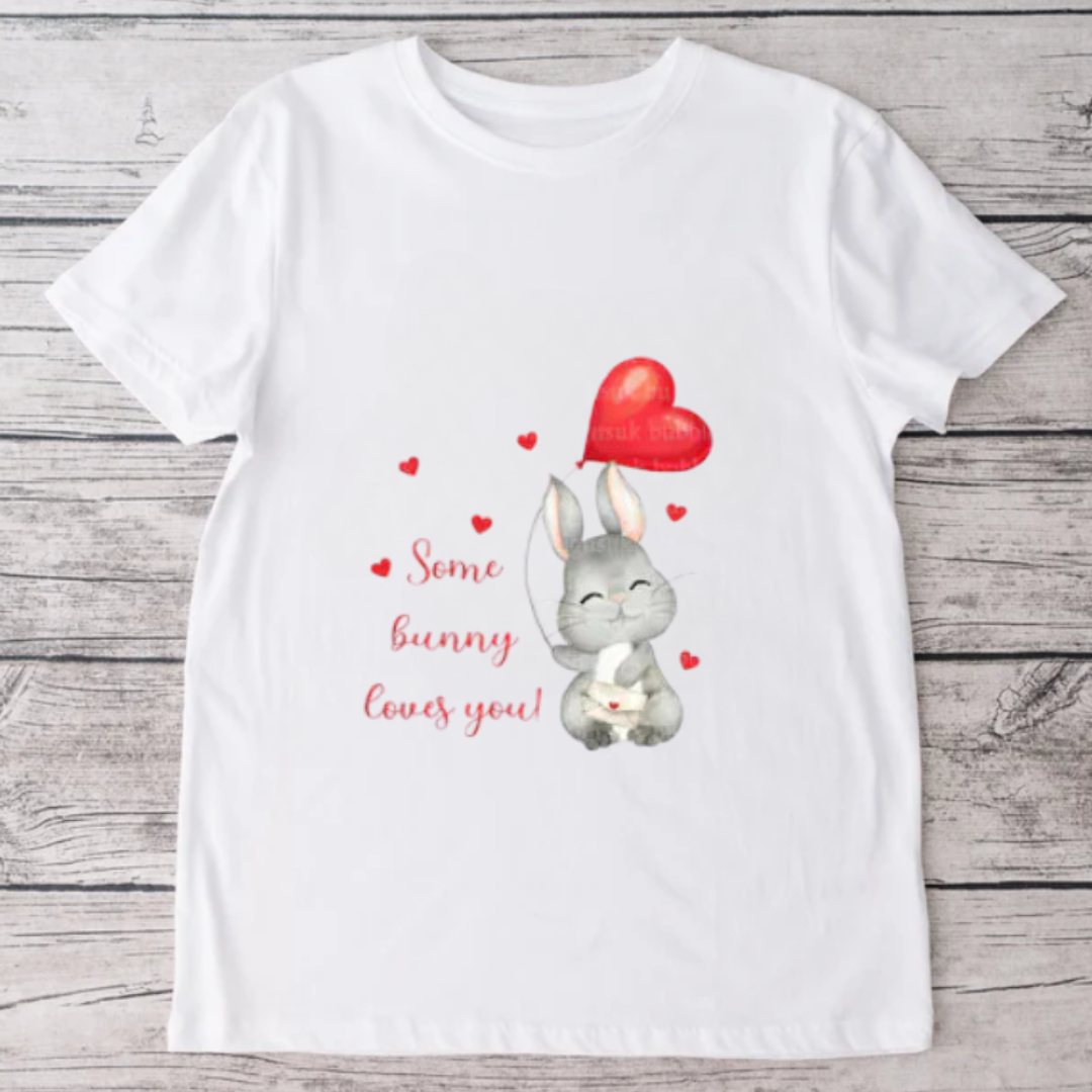 Some Bunny Loves You Valentines Tshirt