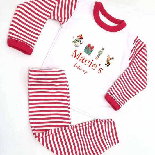 Personalised Christmas Eve Pyjamas