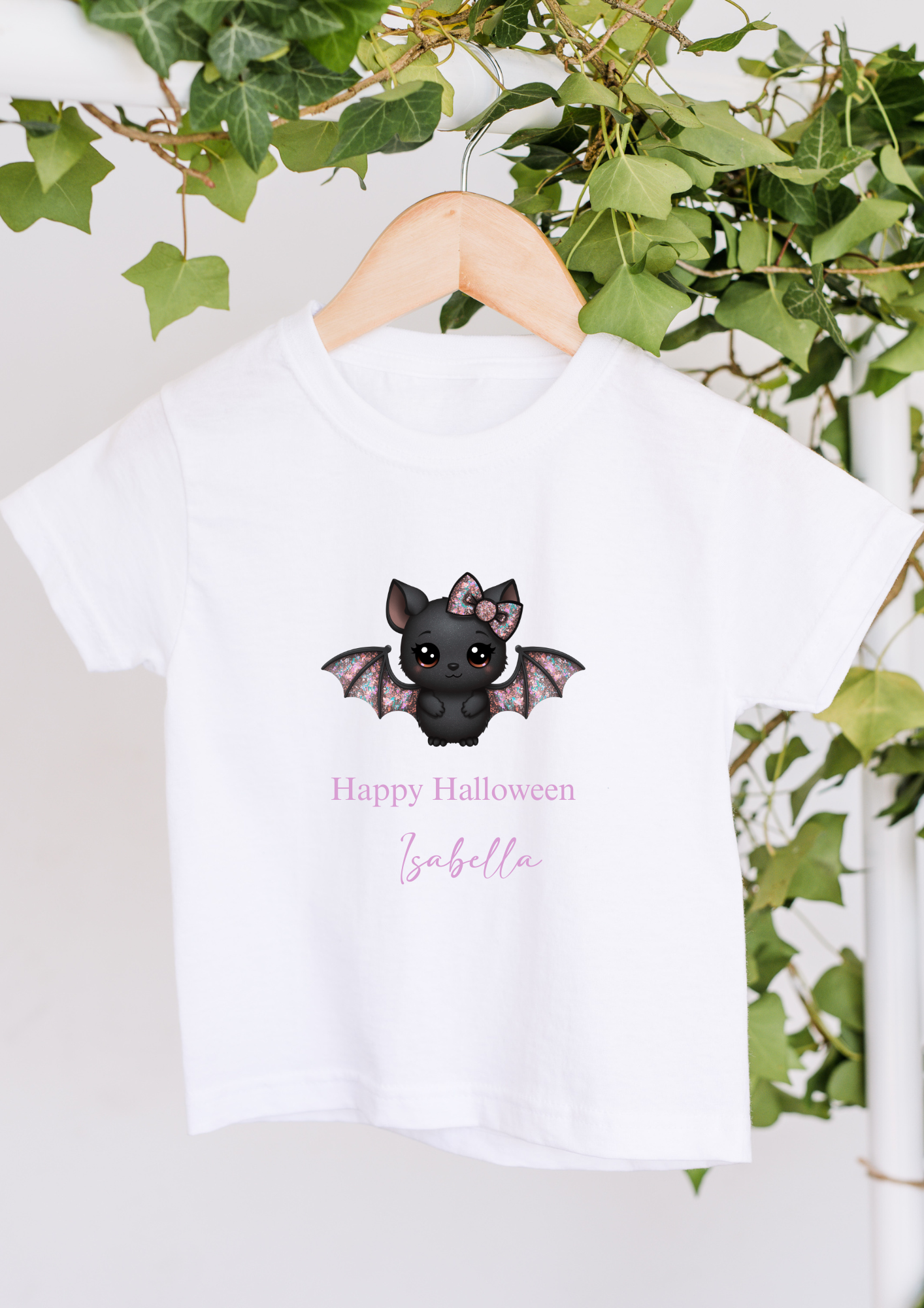 Personalised Halloween Bat T-shirts
