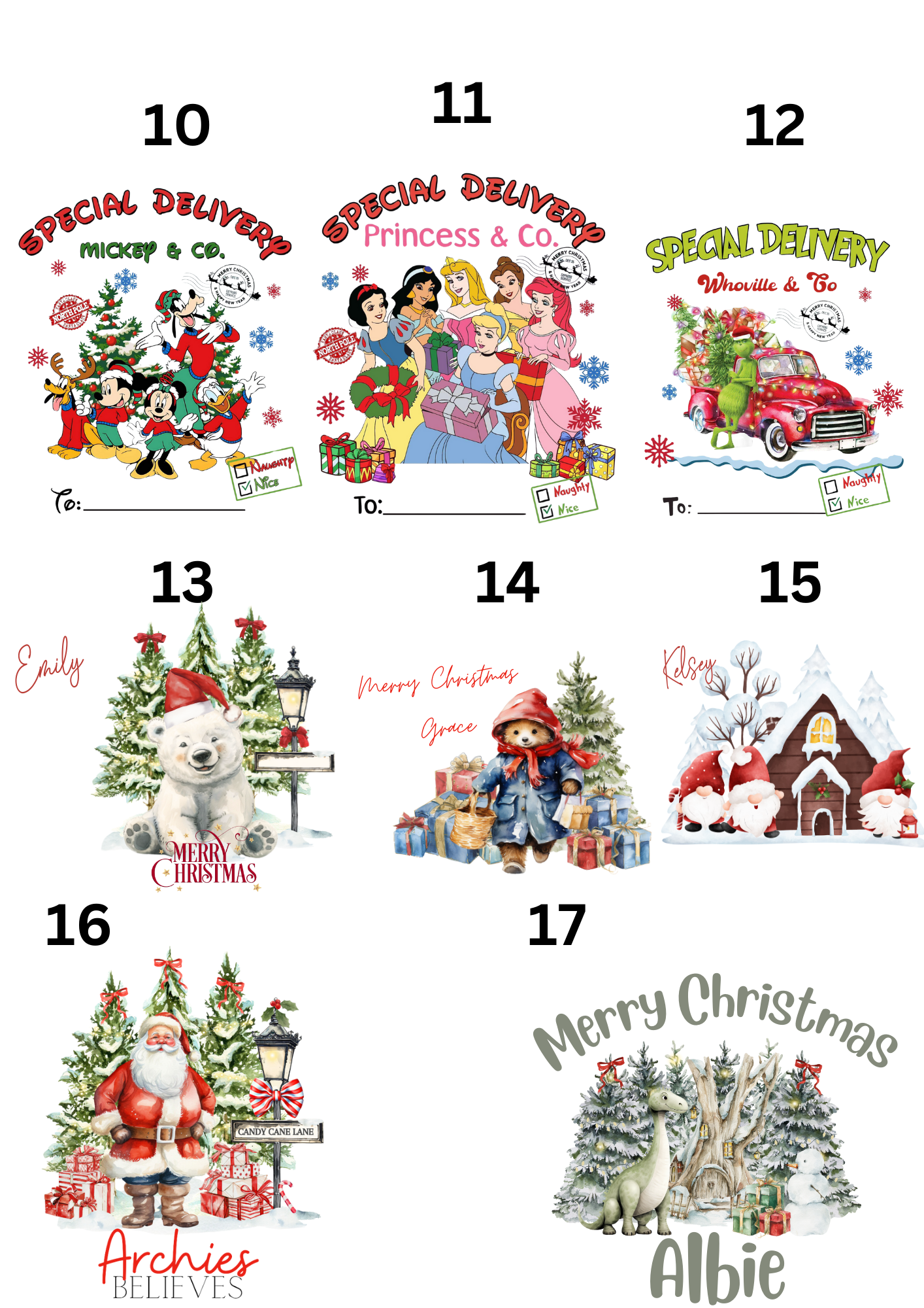 Personalised Santa Gift Sack