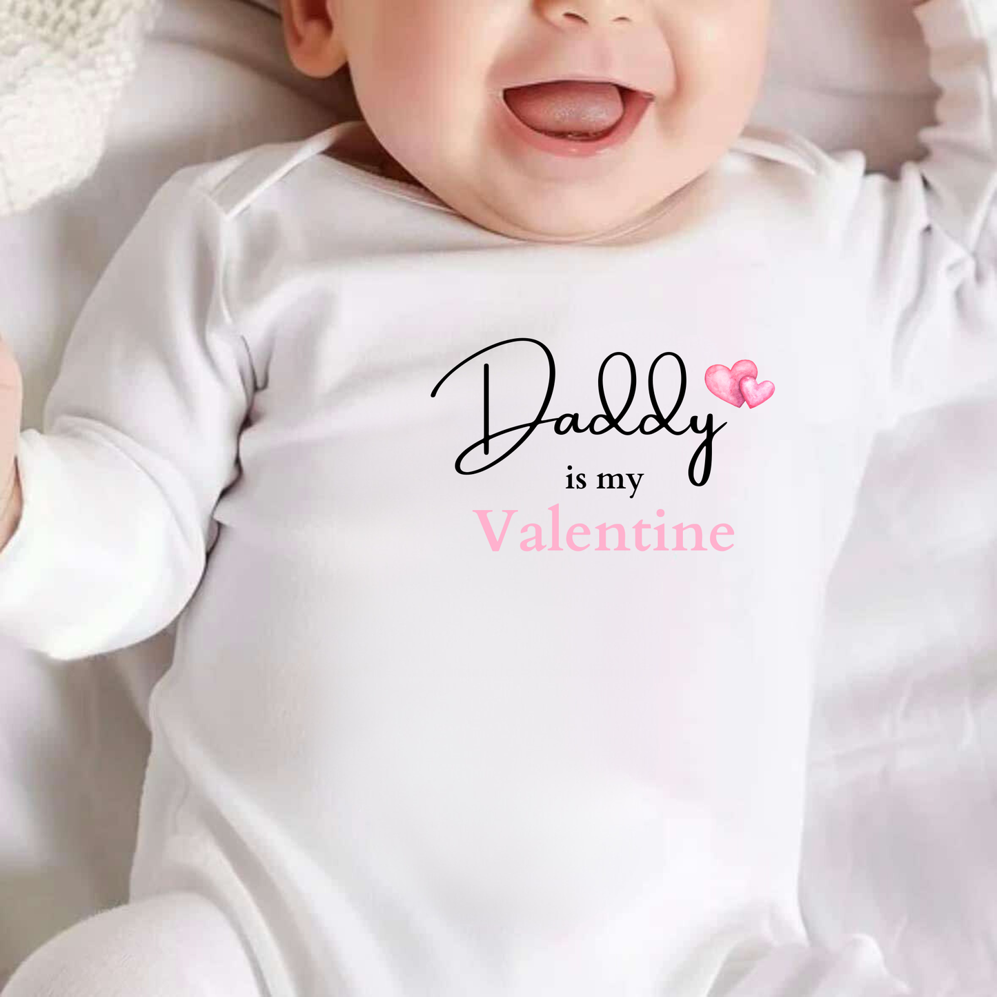 Personalised Mummy/Daddy is My Valentine Children's T-shirt