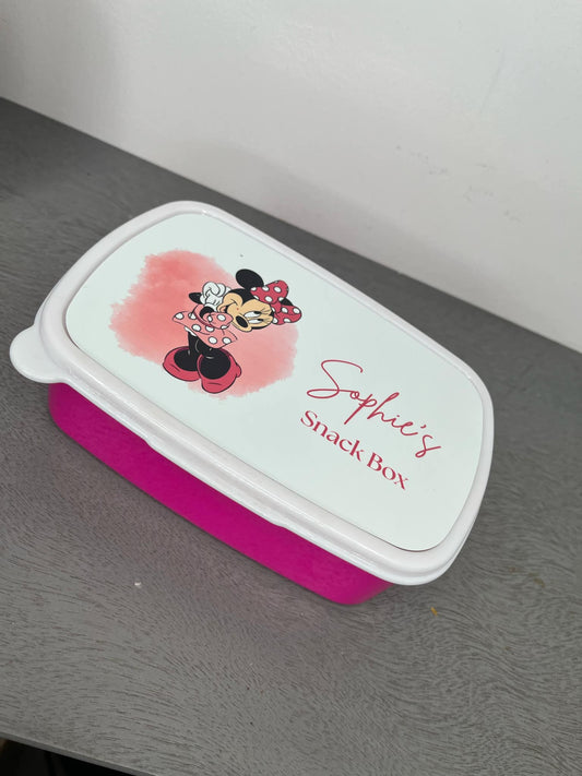Personalised Character Themed snack Box and Water Bottle Set