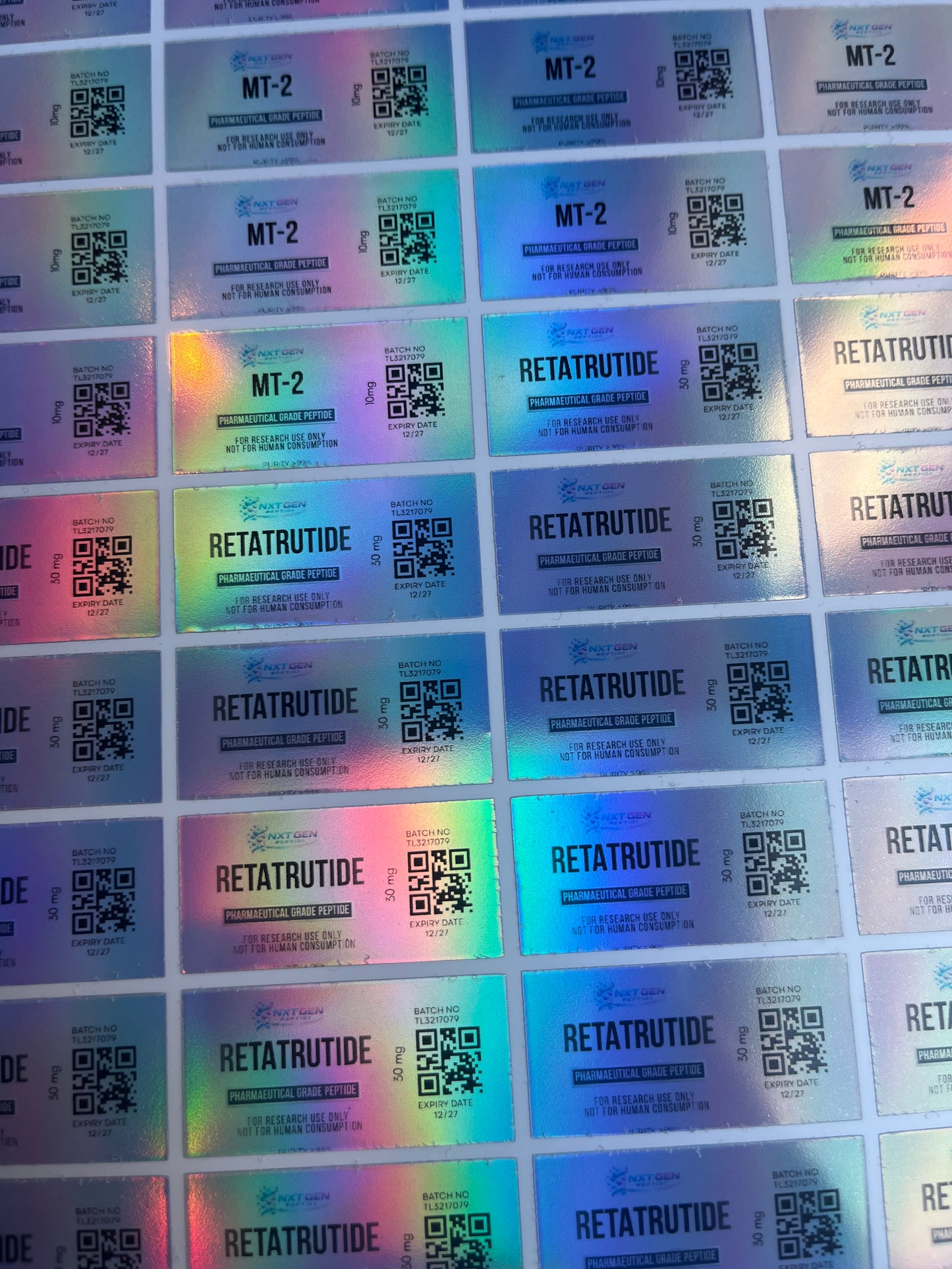 Holographic sticker