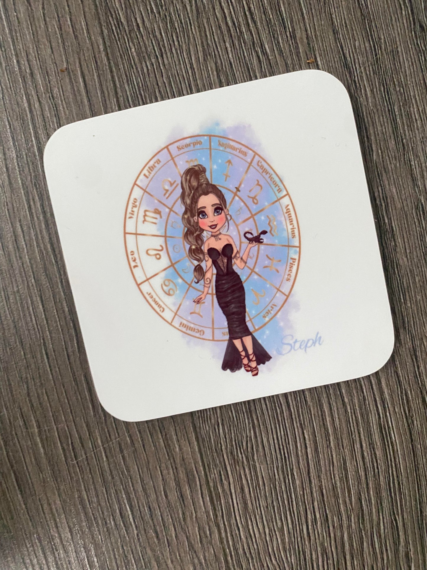 Star Sign Coaster