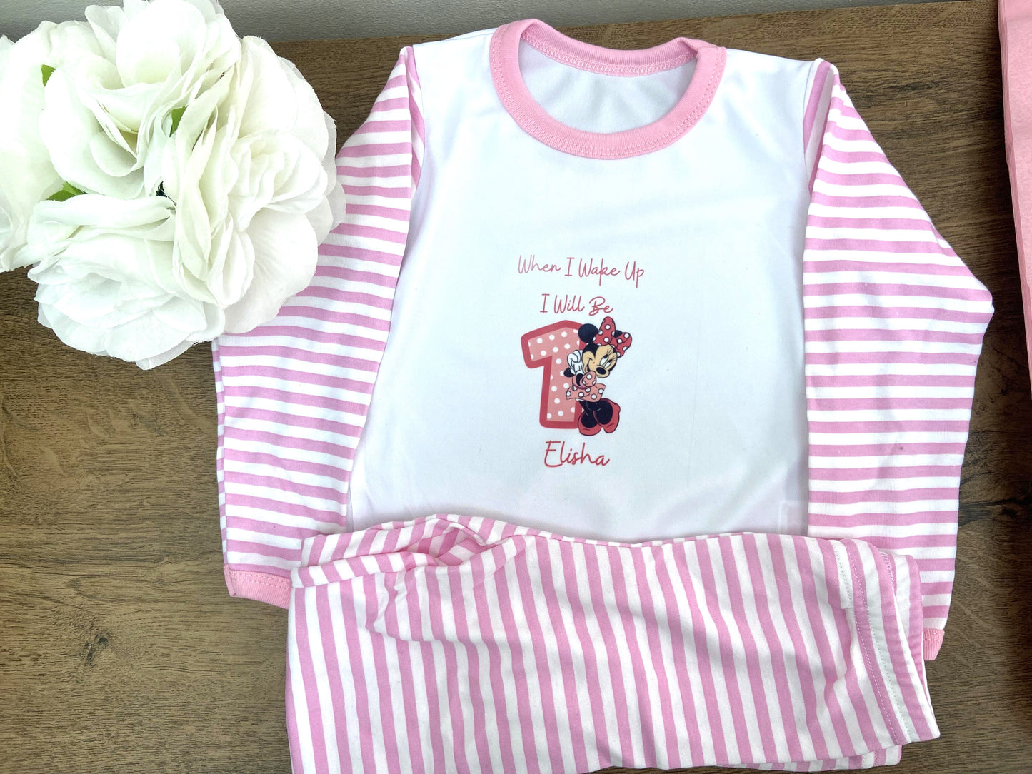 Personalised Minnie Mouse Pyjamas