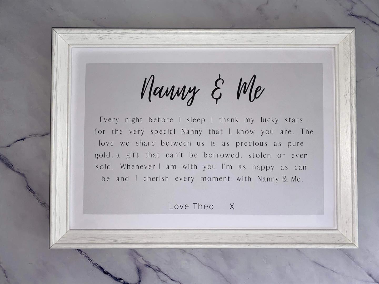 Nanny & Me Print