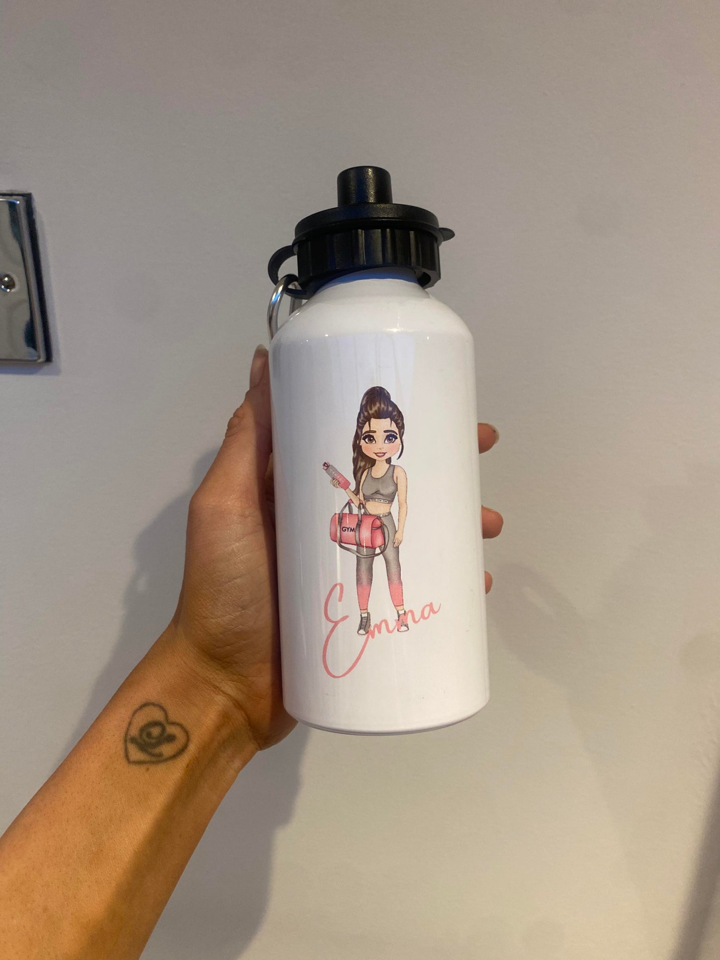 Personalised Gym Doll Water Bottle