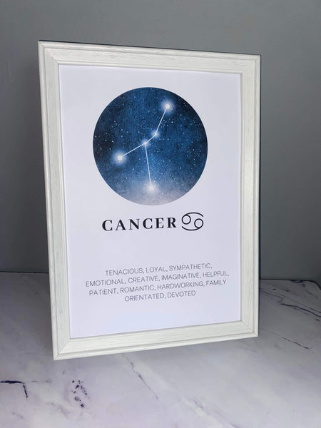 Personalised Star Sign Print