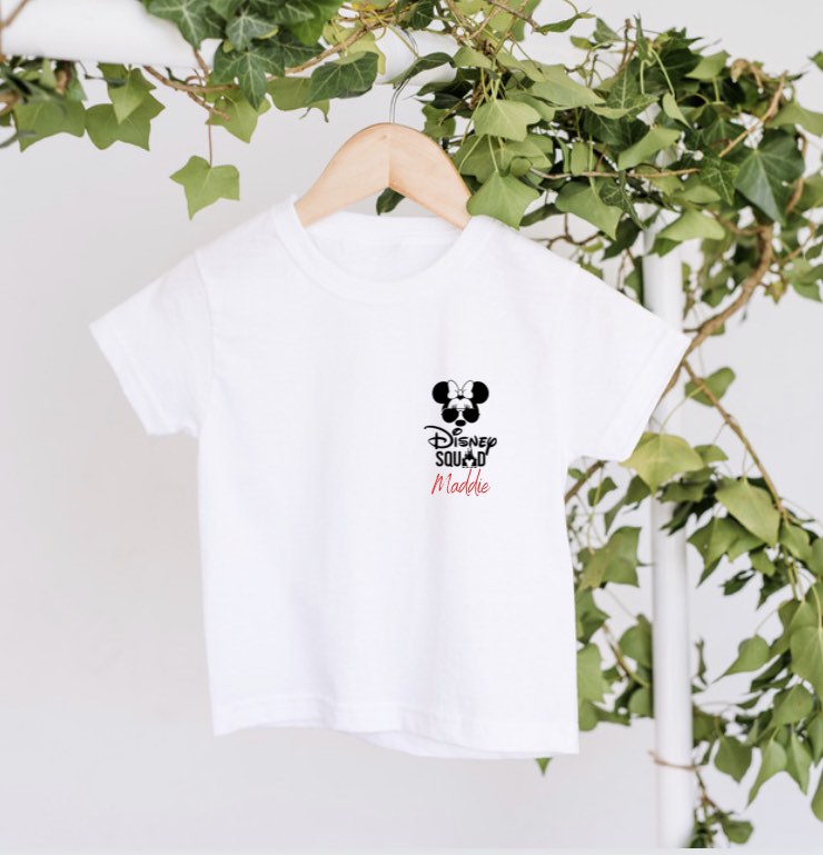 Personalised Disney Squad T-shirt