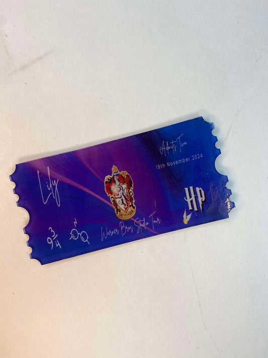 Personalised Acrylic Surprise Ticket