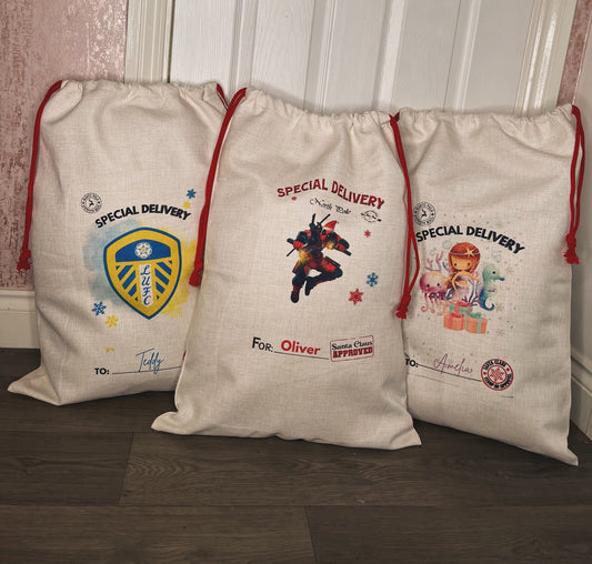 Personalised Santa Gift Sack