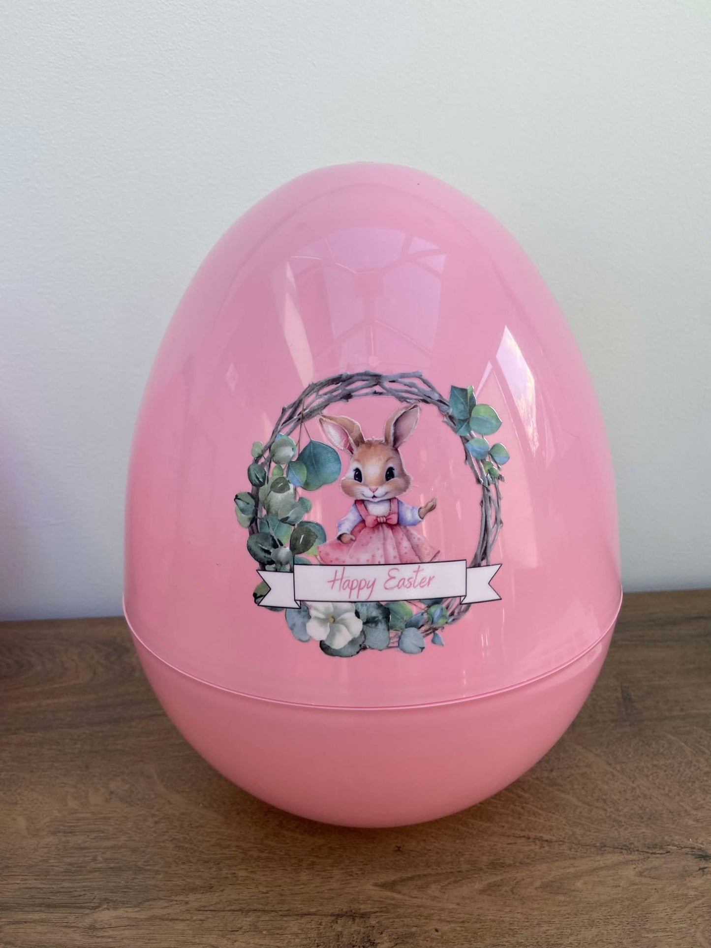 Pink Bunny Jumbo Easter Egg