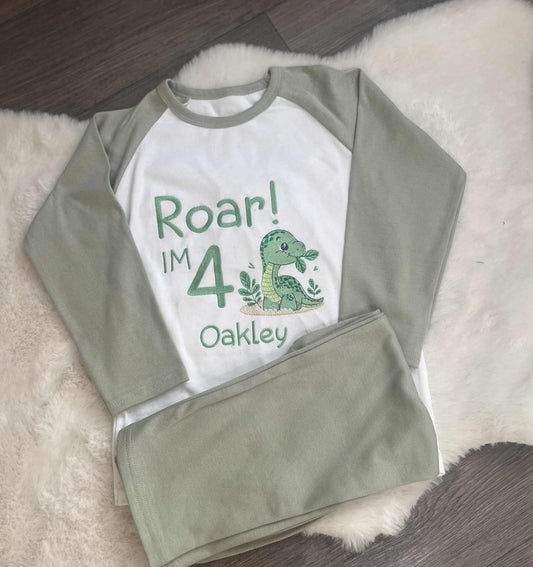 Personalised Embroidered Children’s Pyjamas