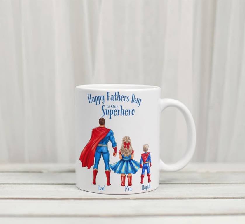 Dad is Our Superhero Mug