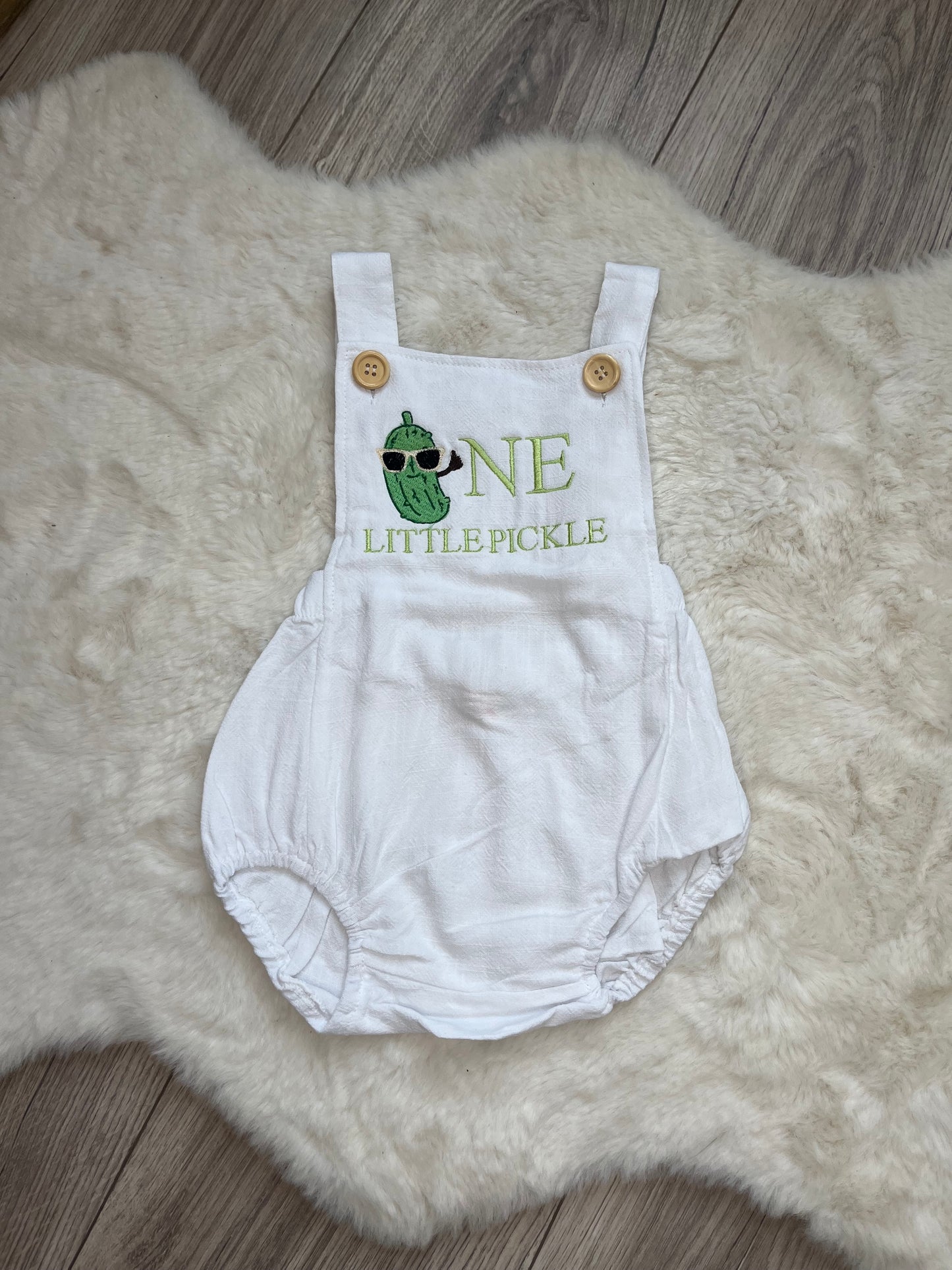 Personalised Embroidered Birthday Baby Romper