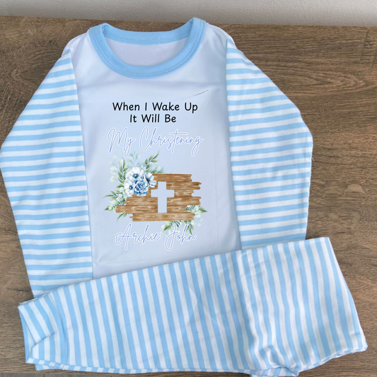 Personalised Christening Day Pyjamas