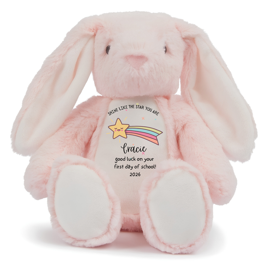 Personalised  Good Luck On Your First Day Of School Teddies - Shooting Star