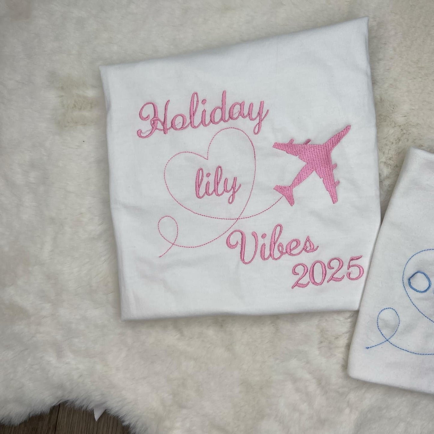Personalised Embroidery First Time Flyer T-shirts