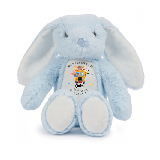 Personalised  Good Luck On Your First Day Of School Teddies - Bus