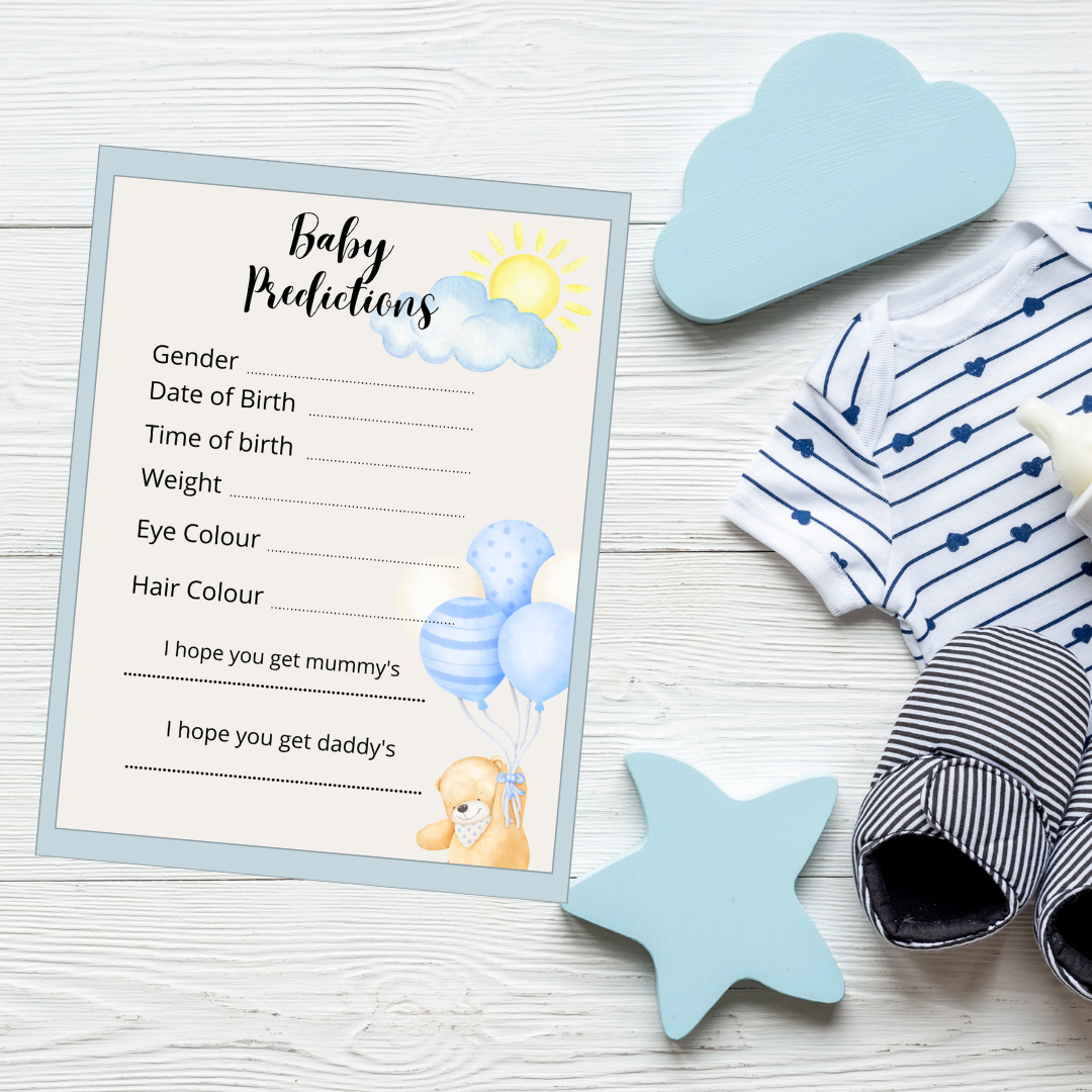 Little Bear Baby Shower Predictions