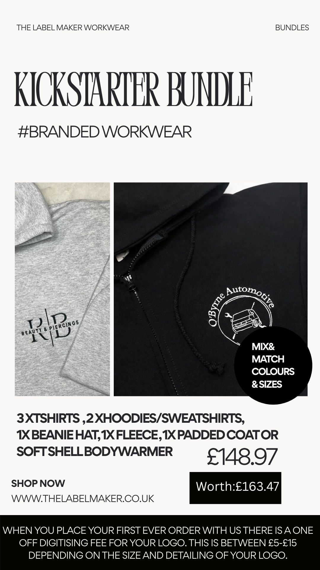 Branded Workwear Bundles For Small Businesses