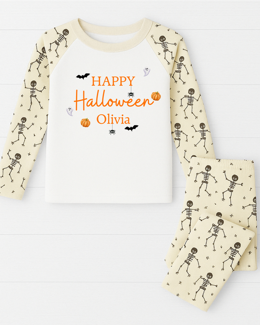 Personalised Happy Halloween Pyjamas